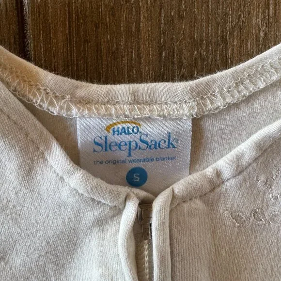 Halo SleepSack wearable blanket size Small (birth- 6 months) Ivory unisex - Picture 3 of 9